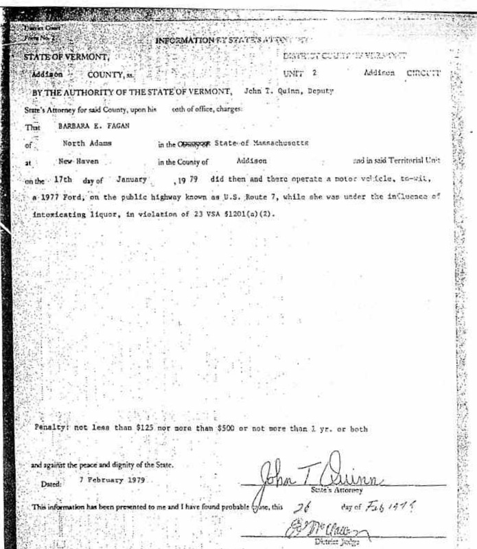 Barbara Kurth DUI #3 01/17/79 Page 4 of 5