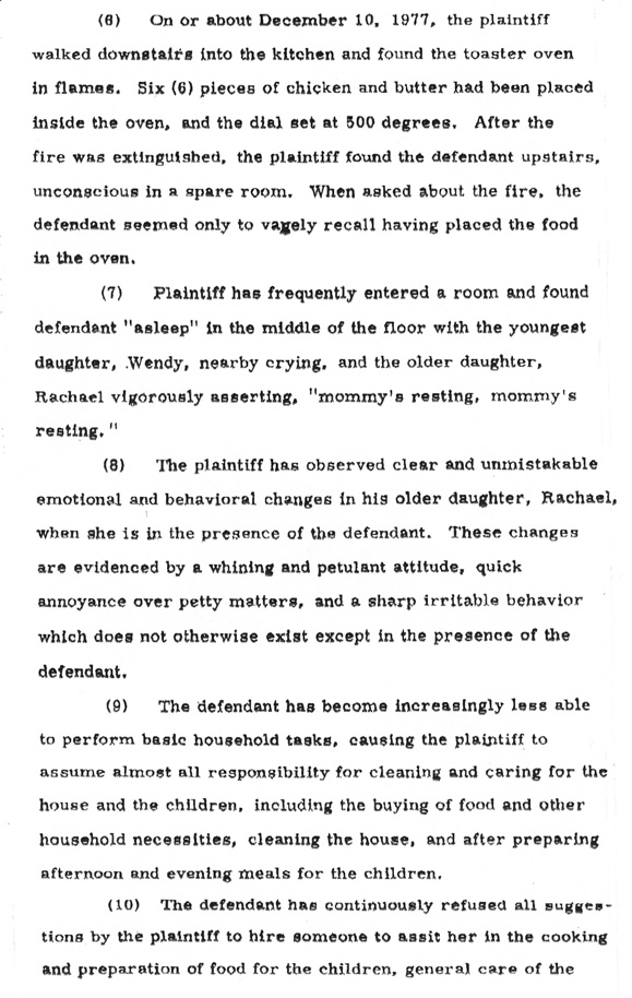 Stephen Fagan Affidavit for Custody 12/26/77 page 3 of 4